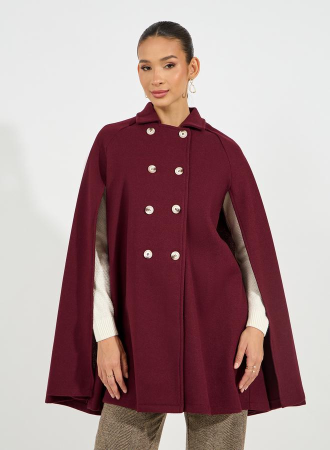 Cape Manteau Col Chemise💖